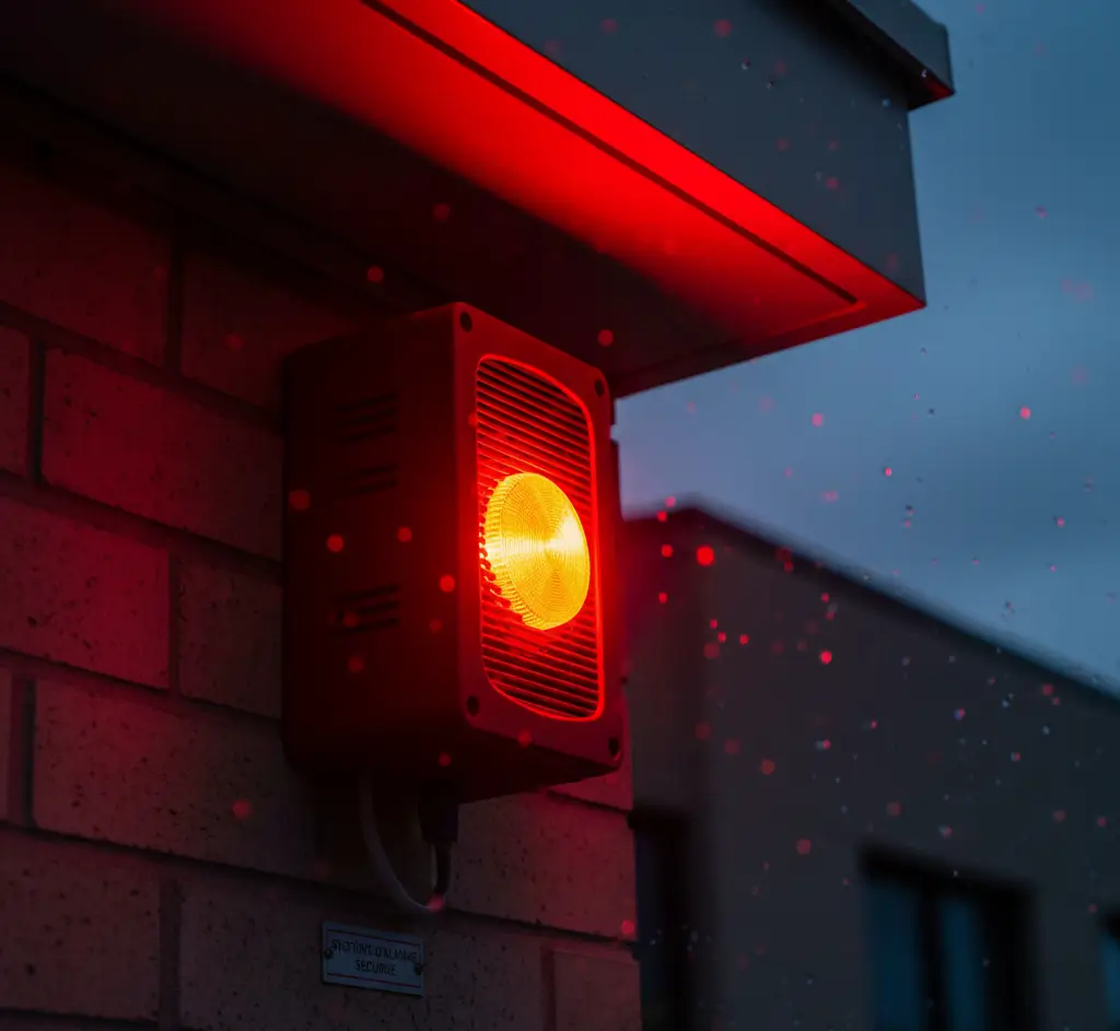 Illustration d'une alarme de sécurité. granisafe solution gss